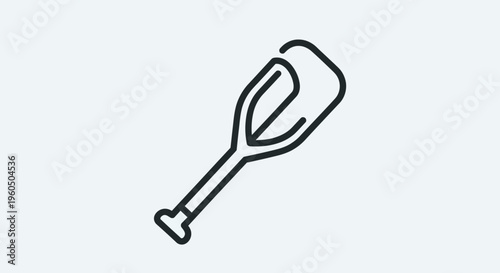 Crutch Icon, Medical Aid, Mobility Support, Rehabilitation, Healthcare Symbol