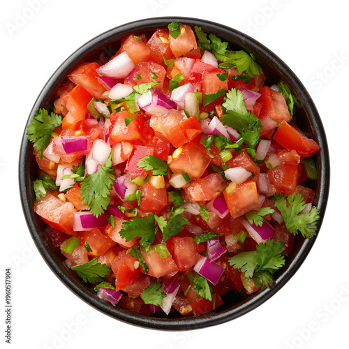 Fresh Pico de Gallo in a Bowl for Culinary Use