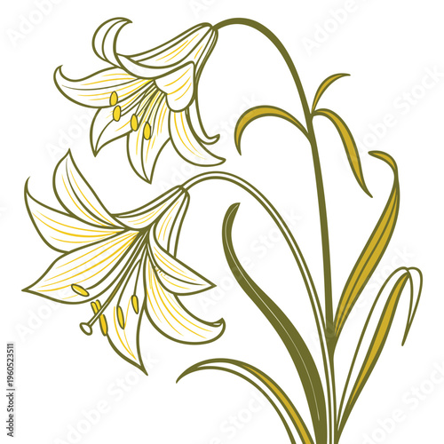 sun drop line art vector