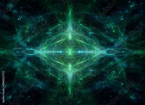 Ethereal Nebula: Vibrant Galactic Pattern