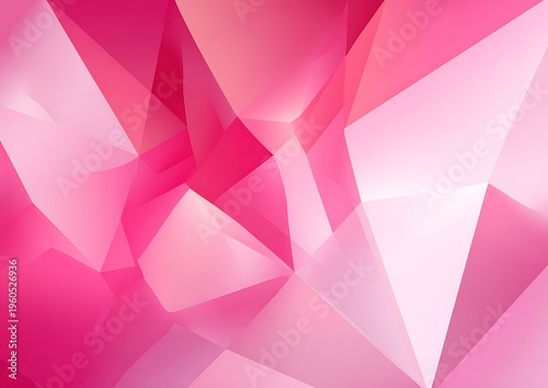 Abstract Geometric Background - Pink and White