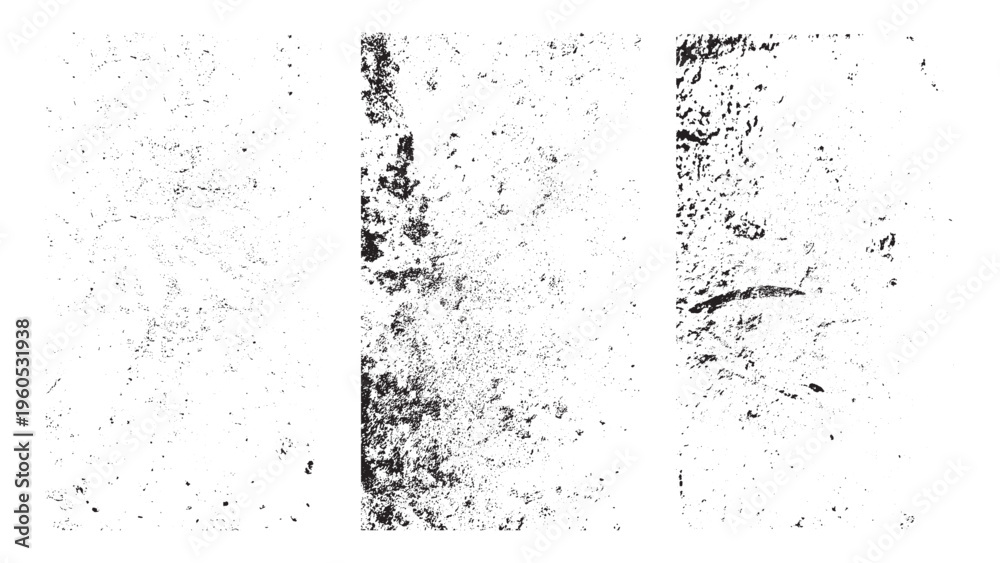 Fototapeta premium Grunge textures set. Grunge stamp texture. Vector illustration.