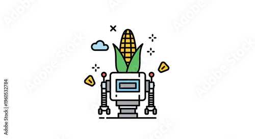 Innovative robotic system tending to corn for advanced agricultural technology solutions