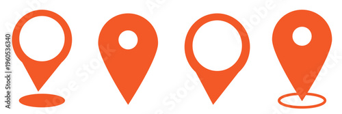 Location  icon set map pointer , navigation marker distance route  address destination indicator pinpoint button  icons collection black , red , green , blue  location icon set , white background, EPS