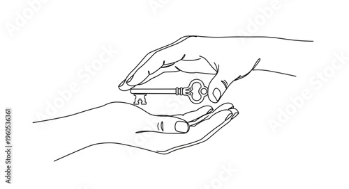 Hand holding small clock.