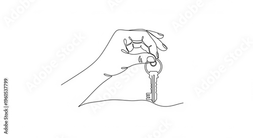 Hand Holding Small Tree Sapling.