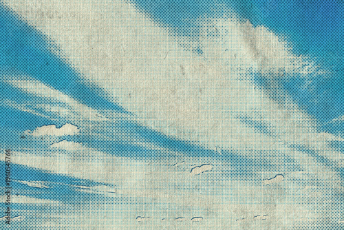 retro sky pattern
