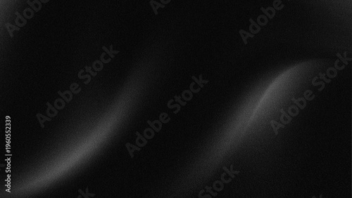 Cuadro en lienzo abstract black background with subtle light curves that cut through the darkness