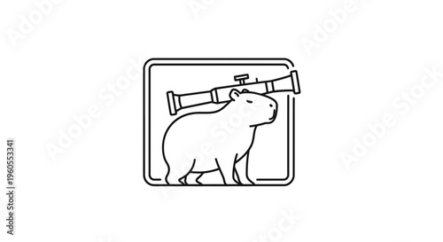 Capybara with Rocket Launcher Icon