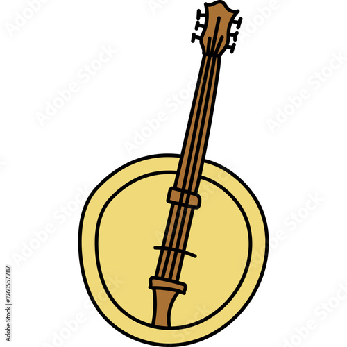 Simple Banjo Illustration