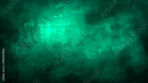 Vector Abstract emerald textured background with artistic strokes, a vibrant masterpiece, conveying depth and emotion with unique visual appeal and artistic touch
