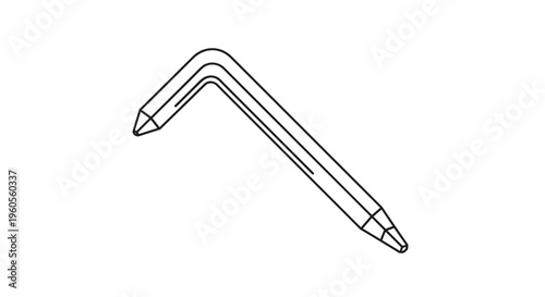 L Shaped Allen Wrench Tool.