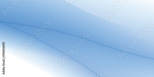 Abstract light blue and white gradient background with soft flowing lines and subtle curves.