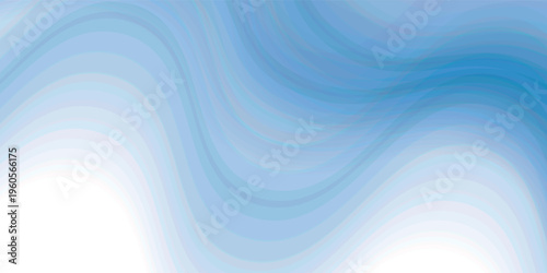 Abstract background with soft blue and white flowing wavy lines and gradients, creating a serene and modern visual effect.