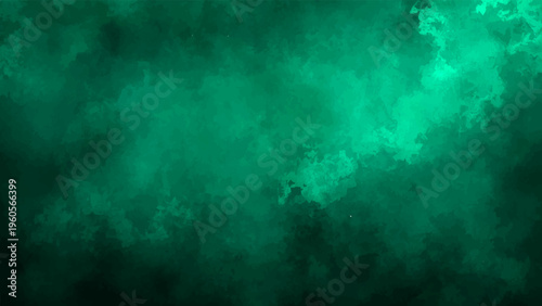 Mysterious emerald cloud abstract background and dreamy atmosphere and deep ethereal and enigmatic and dramatic moody backdrop and sublime texture.