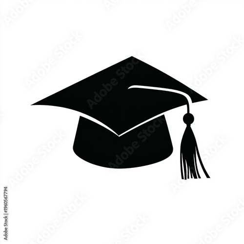 graduation cap and diploma