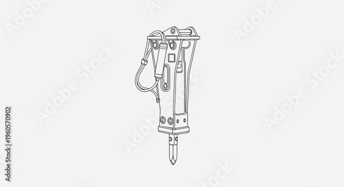 Jackhammer Tool Industrial Equipment Machine.