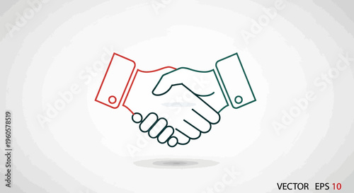 Handshake Icon: Business Partnership, Agreement, and Trust Symbol