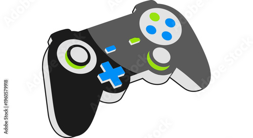 Modern Game Controller, Gaming Technology, Entertainment, Digital Fun