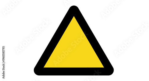 Free Download Yellow Warning Triangle Sign, Caution Symbol, Danger Alert, Hazard Warning Icon - GFXLoad