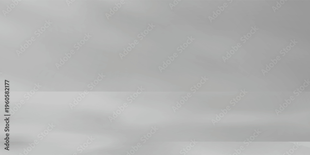 Obraz premium Abstract soft grey studio background stage with soft tree leaf shadows for product mockup display eps10