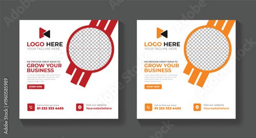  New Social Media Post Template, Social Media Post Template , Facebook Post, ,LinkedIn Post	
