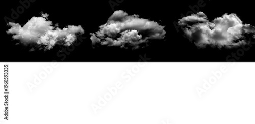 Foto Dramatic cloud formations for design overlays and backgrounds.