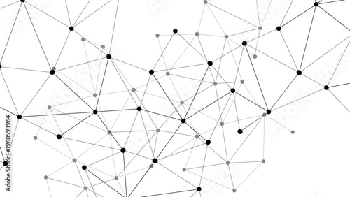 Vector Intricate network illustrates complex interconnections and data streams symbolize technological advancement , digital world interconnected and innovation visualized