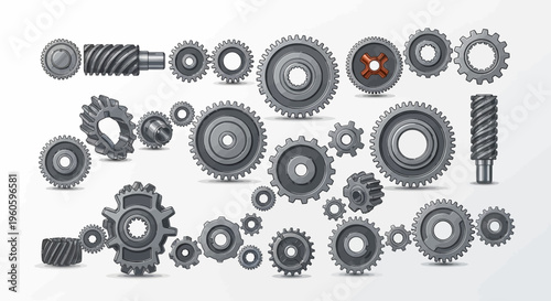 Gears and Cogs Collection: Mechanical Engineering Components