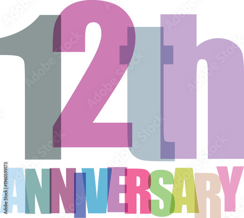 12th Anniversary Celebration Text