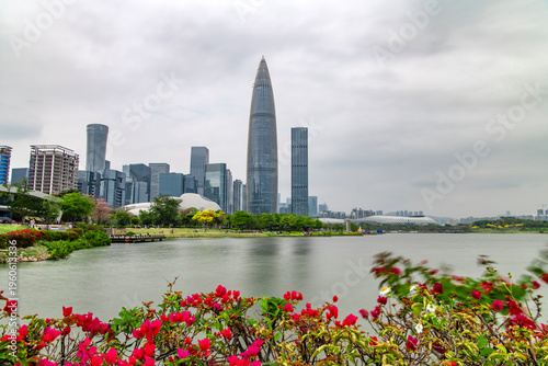 Photography Skyscrapers in modern Chinese cities