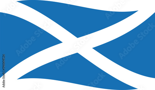 Fényképezés Waving flag of scotland
