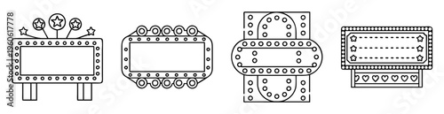 Four different light box designs, each with its own unique features