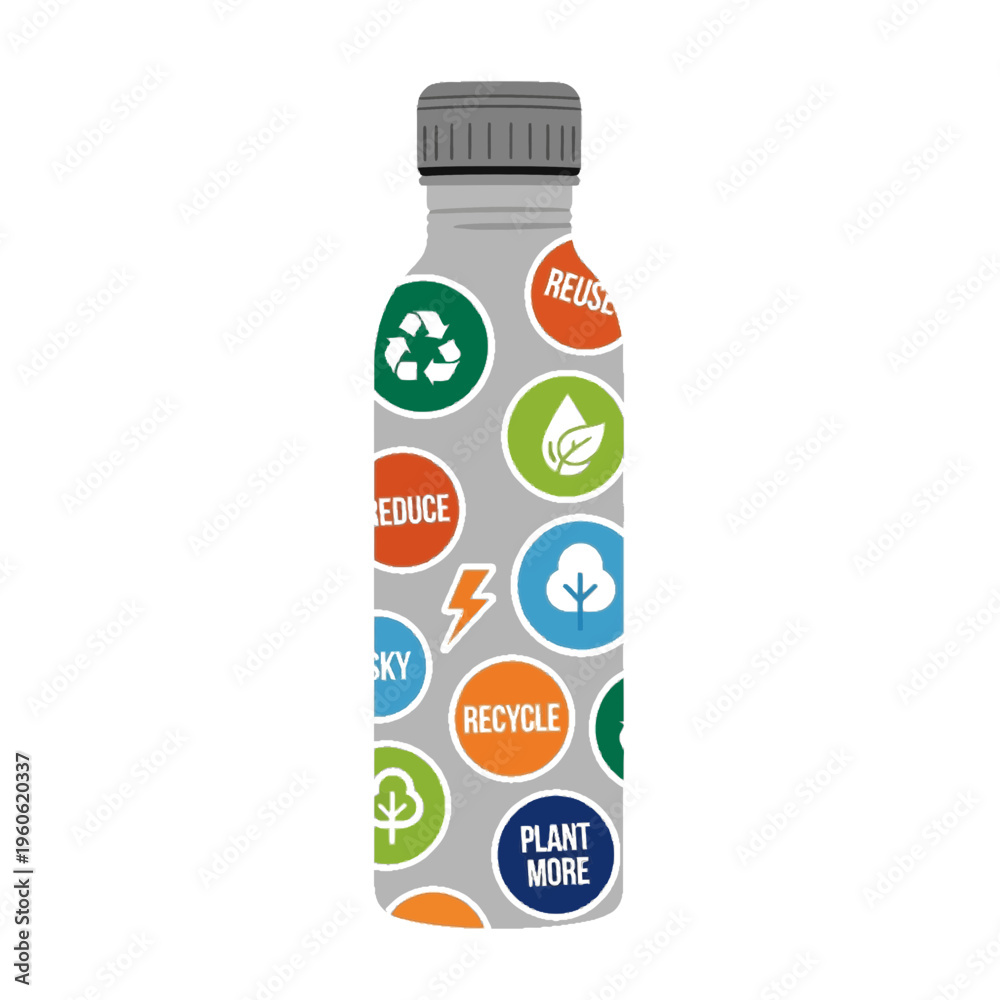 Fototapeta premium Eco Friendly Water Bottle.