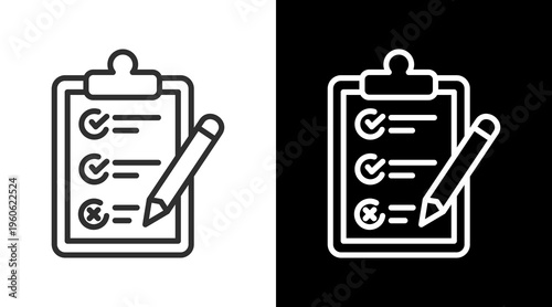 Correction White Icon Set Vector 