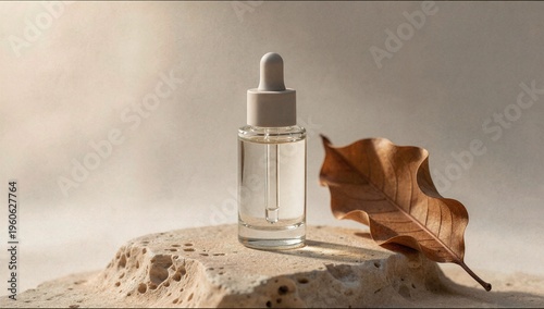 A white skincare cream jar with a silver lid sits on a stack of soft champagne colored silk fabric in natural light.