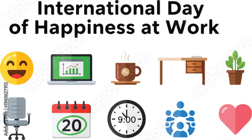 International Day of Happiness at Work Celebrating a positive and productive workplace environment