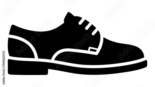 Derby shoes icon isolated on white background