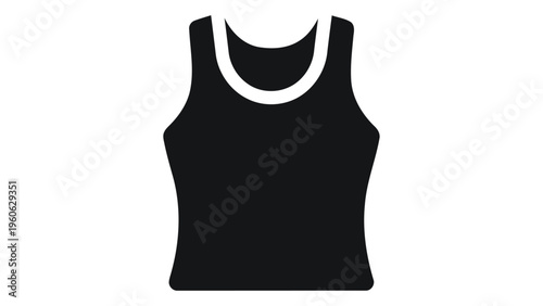 Fitness tank top icon
