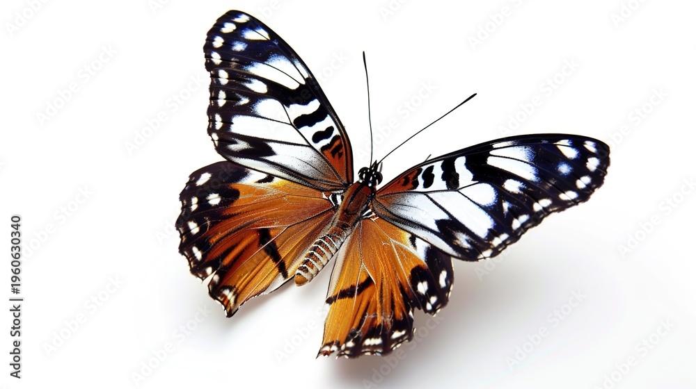 Obraz premium Butterfly with patterned wings