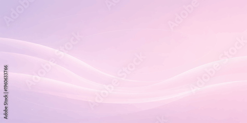 Smooth pink abstract background featuring a soft purple wave design with flowing silk textures and rosy light curves in a vector illustration pattern