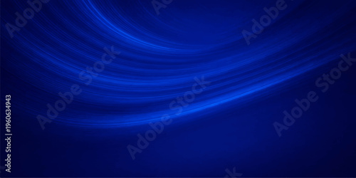 A smooth digital illustration of a dark purple and blue abstract background featuring soft flowing waves of silk fabric texture with a light motion curve design