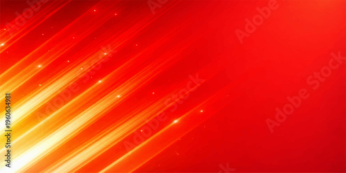 A vibrant red abstract wallpaper featuring soft motion blur and glowing waves of light that create a dynamic energy pattern across the silk texture backdrop