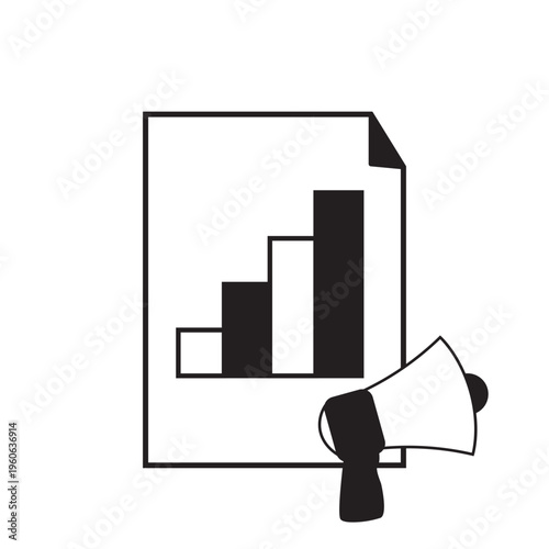 Digital Marketing Doodle Icons Set Business Growth Element