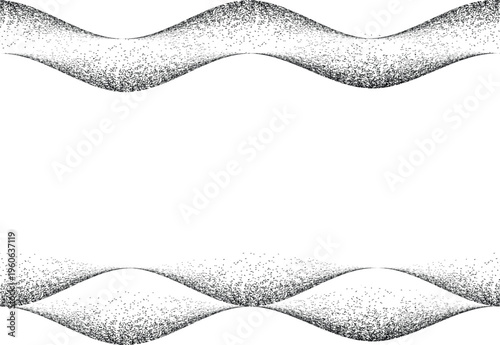 Noised gradient spiral line .Graffiti art design . Noise dispersion wavy logo . Spray effect .Grunge texture . Distressed element .vector