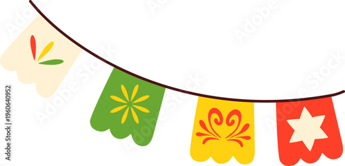 Colorful Papel Picado Banner