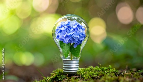 beautiful abstract light bulb illustration