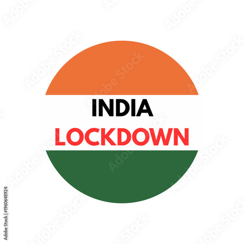 Complete Lockdown in India. People stay at home for 21 days to protect themselves and society. India lock down