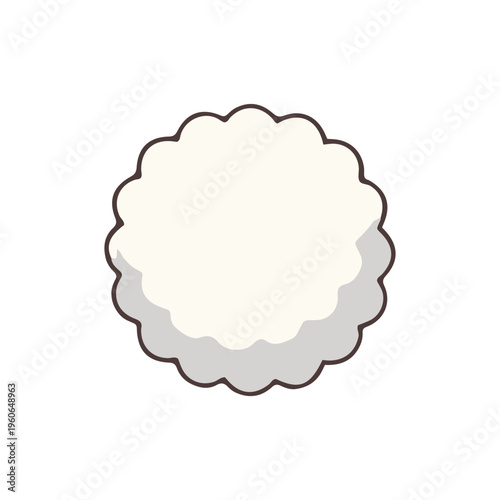 Fluffy White Cloud Icon