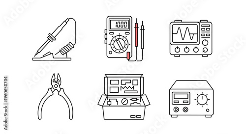 Electronics tools and equipment devices.